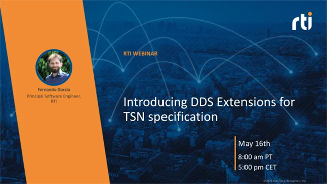 DDS and TSN Specifications